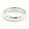 TIFFANY Ring Forever Wedding Band 1P Diamond PT 950 Platinum #11.5 No. 11.5 4mm & Co. Femme Homme T4176 9