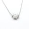 TIFFANY Aria Necklace Platinum Diamond Men,Women Fashion Pendant [Silver] 5