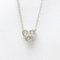 TIFFANY Aria Necklace Platinum Diamond Men,Women Fashion Pendant [Silver] 6