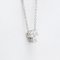 TIFFANY Aria Necklace Platinum Diamond Men,Women Fashion Pendant [Silver] 4