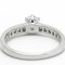 Anillo de compromiso de diamantes para bodas y compromiso de platino TIFFANY quilates / plata de 0,3 FVJW001295, Imagen 7