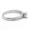 Anillo de compromiso de diamantes para bodas y compromiso de platino TIFFANY quilates / plata de 0,3 FVJW001295, Imagen 4