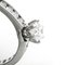 Anillo de compromiso de diamantes para bodas y compromiso de platino TIFFANY quilates / plata de 0,3 FVJW001295, Imagen 9