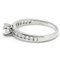 Anillo de compromiso de diamantes para bodas y compromiso de platino TIFFANY quilates / plata de 0,3 FVJW001295, Imagen 2