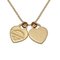 TIFFANY Return Toe Double Heart Mini K18PG Pink Gold Necklace, Image 3