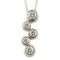 TIFFANY & Co. Pt950 Necklace Bubble Diamond Silver Women's Platinum 2