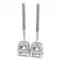 Boucles d'Oreilles Solitaire Tiffany & Co. Un Diamant Platine Pt950 291154, Set de 2 6