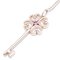 TIFFANY&Co. Quatra Heart Key Halskette Limitiert auf 800 Stück in Japan 1P Pink Sapphire 750PG Gold K18RG Rose 291196 9