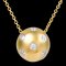 TIFFANY&Co Dots Ball Diamond Pendant K18YG/Pt950 Necklace, Image 1