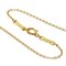 TIFFANY visor yard 1P diamond necklace K18 yellow gold ladies &Co. 3