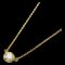 TIFFANY visor yard 1P diamond necklace K18 yellow gold ladies &Co. 1