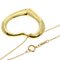 TIFFANY~ Open Heart Medium Necklace K18 Yellow Gold Women's &Co. 3