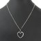 TIFFANY&Co. Sentimental Heart Necklace K18 White Gold Approx. 10.1g Women's I222323013 2
