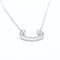 TIFFANY Horseshoe Diamond Necklace Platinum 950 Diamond Men,Women Fashion Pendant Necklace [Silver] 4
