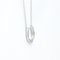 TIFFANY collar de diamantes en forma de herradura platino 950 diamantes para hombres, collar con colgante de moda para mujeres [plata], Imagen 3