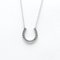 TIFFANY Horseshoe Diamond Necklace Platinum 950 Diamond Men,Women Fashion Pendant Necklace [Silver] 5