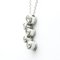 Collar de burbuja TIFFANY con diamantes de platino 950 para hombre, collar con colgante de moda para mujer [Silver], Imagen 3