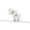 TIFFANY Bubble Necklace Platinum 950 Diamond Men,Women Fashion Pendant Necklace [Silver] 7
