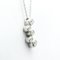 TIFFANY Bubble Necklace Platinum 950 Diamond Men,Women Fashion Pendant Necklace [Silver] 4
