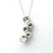 Collar de burbuja TIFFANY con diamantes de platino 950 para hombre, collar con colgante de moda para mujer [Silver], Imagen 6
