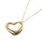 TIFFANY&Co. K18YG Yellow Gold Open Heart Large Necklace 10.0g 46cm Women's 3