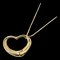TIFFANY&Co. K18YG Yellow Gold Open Heart Large Necklace 10.0g 46cm Women's 1