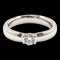 TIFFANY&Co. Dots Solitaire Ring Pt950 Platin Diamant 8 Silber Damen 1