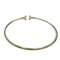 TIFFANY&Co. T Wire Narrow Bracelet K18YG 6.0g Yellow Gold Bangle Accessory Ladies 4