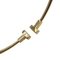TIFFANY&Co. T Wire Narrow Bracelet K18YG 6.0g Yellow Gold Bangle Accessory Ladies 5