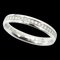 TIFFANY Metro Ring Full Eternity Diamond K18WG #9 No. 9 White Gold Women's & Co. A1385 1