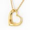 TIFFANY&Co. Elsa Peretti Open Heart Necklace 15g K18 5