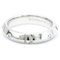 TIFFANY Atlas X Geschlossener schmaler Ring Weißgold [18K] Fashion Diamond Band Ring Silber 2