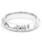 TIFFANY Atlas X Closed Narrow Ring White Gold [18K] Fashion Diamond Band Ring Silver 3