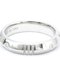 TIFFANY Atlas X Closed Narrow Ring White Gold [18K] Fashion Diamond Band Ring Silver 8