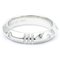 TIFFANY Atlas X Geschlossener schmaler Ring Weißgold [18K] Fashion Diamond Band Ring Silber 3