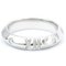 TIFFANY Atlas X Closed Narrow Ring White Gold [18K] Fashion Diamond Band Ring Silver 2