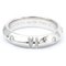 TIFFANY Atlas X Geschlossener schmaler Ring Weißgold [18K] Fashion Diamond Band Ring Silber 4