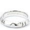 TIFFANY Atlas X Geschlossener schmaler Ring Weißgold [18K] Fashion Diamond Band Ring Silber 5