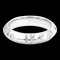 TIFFANY Atlas X Geschlossener schmaler Ring Weißgold [18K] Fashion Diamond Band Ring Silber 1