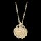 TIFFANY Return To Pink Gold [18K] Diamond Men,Women Fashion Pendant Necklace [Pink Gold] 1