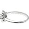 TIFFANY Enchant Flower Ring Platinum Fashion Diamond Band Ring Silver 4