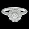 TIFFANY Enchant Flower Ring Platinum Fashion Diamond Band Ring Silver 1