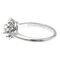 TIFFANY Enchant Flower Ring Platinum Fashion Diamond Band Ring Silver 8