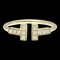Anello TIFFANY con filo a T in oro giallo [18K] Anello in oro con diamanti alla moda, Immagine 1