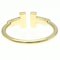 TIFFANY T Wire Ring Yellow Gold [18K] Fashion Diamond Band Ring Gold 4