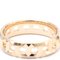 TIFFANY T True Wide Ring Pink Gold [18K] Fashion No Stone Band Ring Pink Gold 8