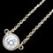 TIFFANY&Co. Vistheyard Necklace 1P Diamond Elsa Peretti K18YG Yellow Gold 290276 1