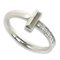 White Gold T One Narrow Diamond Ring from Tiffany & Co., Image 1