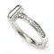 Weißgoldener T One Ring mit schmalem Diamanten von Tiffany & Co. 2