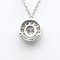 TIFFANYPolished Circlet Diamond Necklace Platinum Pendant BF558719 6